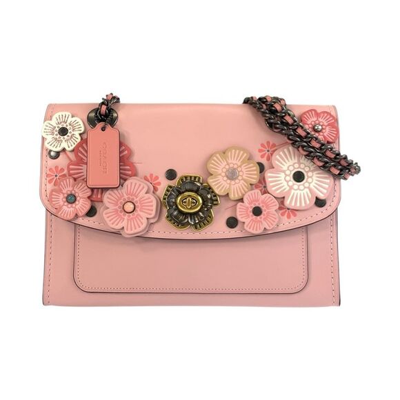 COACH Handbags - Coach Leather Parker Tea Rose Blossom Bag